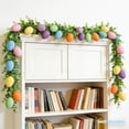 thumbnail image 6 of 6FT Artificial Eucalyptus Garland with Easter Eggs, Faux Greenery Vine for Easter, Spring & Home Decor, Indoor Outdoor Use, 6 of 11