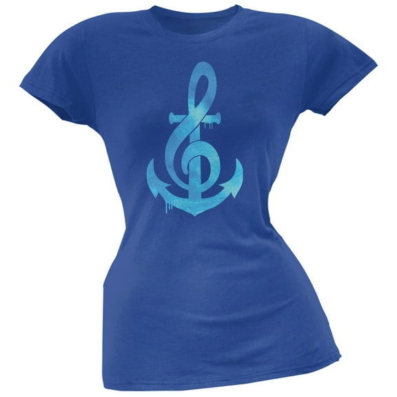 Anchor Clef Royal Soft Juniors T-Shirt - Large