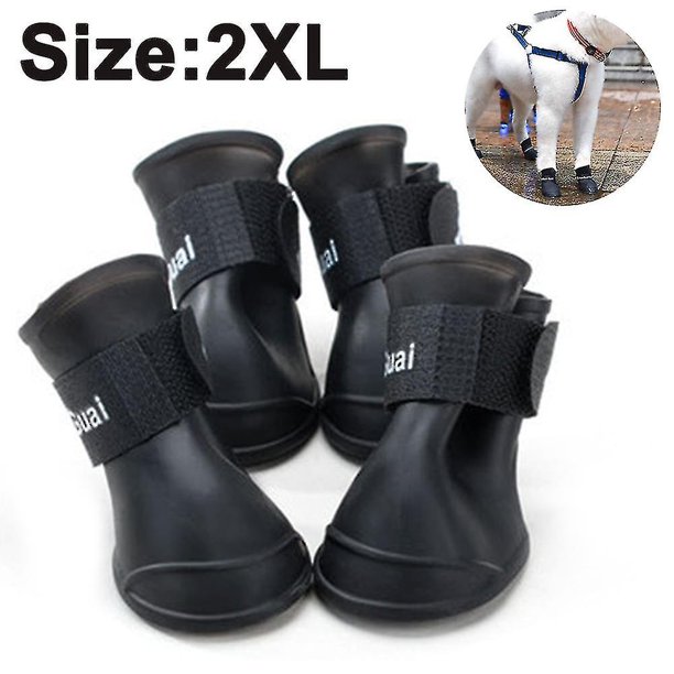 Cachorro perros dulces colores antideslizante impermeable goma lluvia zapatos botas patas cubierta