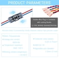 thumbnail image 4 of Quick Wire Connector, No Stripping No Soldering Electrical Terminals, Lever Nut Splice for Fast Wiring, 12-24 AWG Compact, Reusable for Home Auto & Industrial, 4 of 6