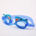 thumbnail image 1 of Gafas de natación para niños, sin fugas, antivaho, UV, para adolescentes de 3 a 12 años, tiburón azul (caja de orejas) Sincero Electrónica, 1 of 5