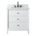 thumbnail image 4 of Vanity Art 30" Bathroom Vanity with Sink and Engineered Marble Top, Freestanding Storage Cabinet with 2 Drawers and 1 Flip Down Tray, 4 of 8