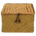 thumbnail image 1 of Weiweiguan Panier de Rangement Tissé Fournitures de Couture Pratiques Boîte de Rangement Panier de Rangement pour Bric-à-Brac, 1 of 6