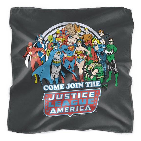 Justice League Join The League Bandana (21 in x 21 in)