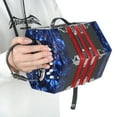 thumbnail image 4 of Concertina con bolsa de transporte, acordeón concertina portátil, instrumento de concertina portátil profesional de mayor durabilidad, 4 of 12