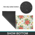 thumbnail image 6 of Pioneer Flower Floral Print Pattern Kitchen Rugs Sets Of 2, Anti Fatigue Non Slip Washable Floor Mats for Kitchen Sink Laundry, 17X30 Inch + 17X47 Inch, 6 of 6