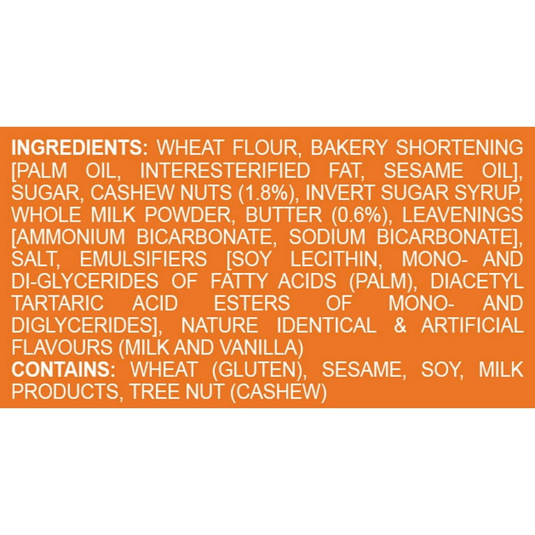 Britannia Good Day Cashew Cookies, 8.15 oz - Walmart.com