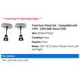 thumbnail image 2 of Front Door Check Set - Compatible with 1999 - 2004 GMC Sierra 2500 2000 2001 2002 2003, 2 of 2