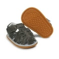 thumbnail image 2 of Zwiiyzr Unisex Baby First Walking Shoes 0-15 Months Infant Slingback Sandals Newborn Summer Soft Shoes Children Non-Slip Toddler Shose Black, 2 of 8
