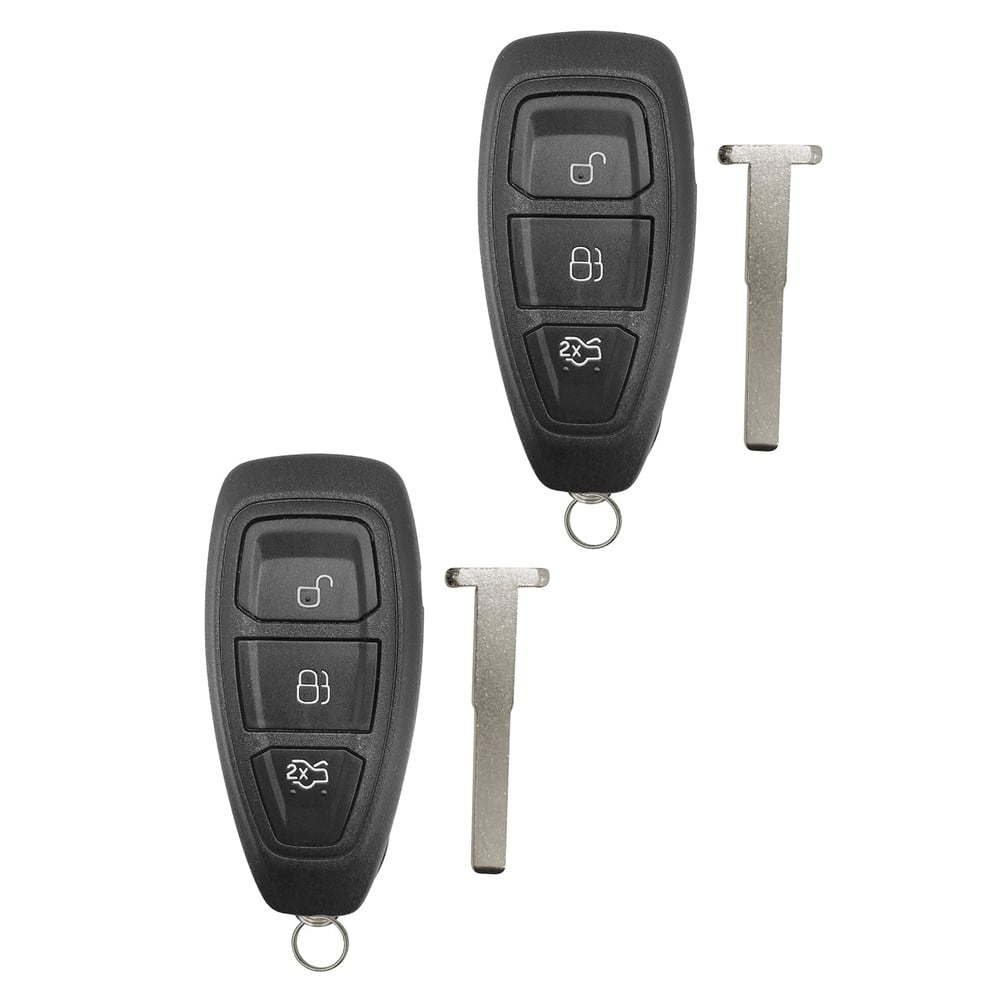 2 Replacement Remote Key Fob for Ford Fiesta C-Max Focus 2013-2017 KR55WK48801 