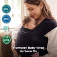 thumbnail image 3 of Momcozy Baby Wrap Carrier, Easy to Wear Infant Carrier Slings, Lightweight Adjustable Hands Free Baby Sling, for Newborn to Toddler 8-35 lbs, 3 of 10