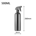 thumbnail image 2 of Homea 2 pcs Hairdressing Spray Bottle Fine Mist Water Sprayer Black 500ML for Barber Hair Salon Plant Moistening Tattoo Shop Adjustable Pressure PE Material Multifunctional Tool, 2 of 12
