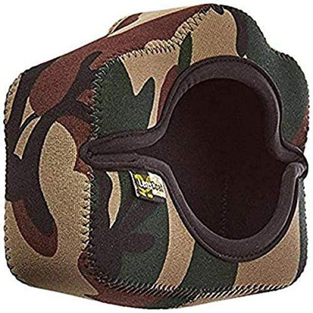 LensCoat Bodyguard Camouflage Neoprene Protection Camera Body Bag case (Forest Green Camo)