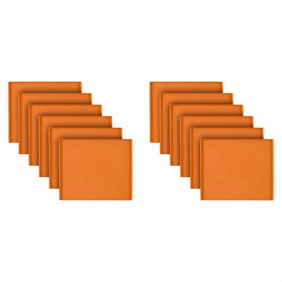 12X Silicone Dehydrator Trays for Making Fruit Leather, Non Stick Dehydrator Trays with Raised Edge Reusable Mats