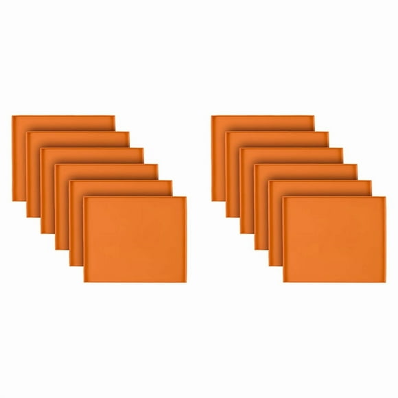 12X Silicone Dehydrator Trays for Making Fruit Leather, Non Stick Dehydrator Trays with Raised Edge Reusable Mats