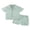 #B, variant on 1-5T Toddler Baby Boys 2 Pieces Cotton Linen Set Short Sleeve Button Down Shirt and Shorts Set Summer Outfits