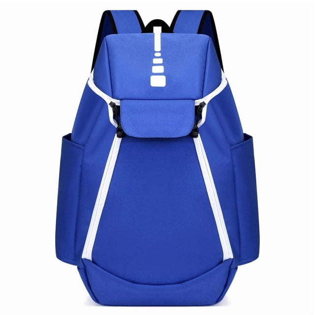 Muka Basketball Backpack, Large Capacity Sports Training Backpack Equipment Bag for Team Club & Bulk Supply-Blue