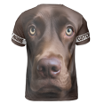 thumbnail image 5 of Lotusprinthandmade Chocolate Lab Unisex T-shirt 3D S-5XL Multicolor, 5 of 5