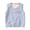 Light Blue, variant on Girls Fleece Vest V-Neck Snap Button Sleeveless Top with Cute Embroidery Kids Lightweight Warm Layering Outerwear for Fall