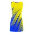 thumbnail image 4 of Women s Casual Dress and Feature from Women's Summer Sleeveless Boat Neck Dress Slim Fit Party Club Bodycon Dresses never repeating words across the Yellow M, 4 of 4