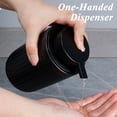 thumbnail image 4 of BosilunLife 12oz Matte Cermaic Liquid Soap Dispenser, Lead-Free, Sustainable Kitchen Dish Soap Dispenser with Rust Resistant Pump (Black), 4 of 7