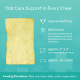 thumbnail image 6 of SensoVet Dual Action Enzymatic Dental Chews for Dogs - Antiseptic Dog Plaque and Tartar Remover - Dog Breath Freshener - Made With Natural Beef Hide - For Medium Dogs (30 Chews), 6 of 8