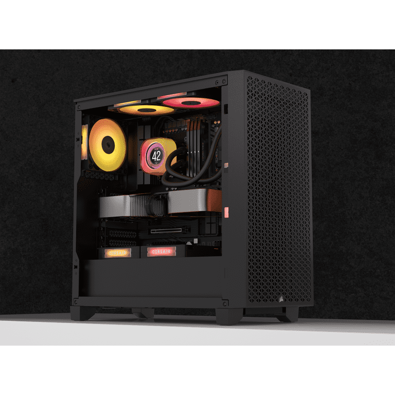 CORSAIR iCUE LINK TITAN 360 RX LCD Liquid CPU Cooler – RX120 RGB