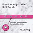 thumbnail image 4 of Regal Dog Products Nylon Collar with Metal Buckle | Durable Pet Collar with D-Ring & Reinforced Stitching, 4 of 8