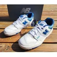 thumbnail image 4 of New Balance 550 White Blue Groove - Sz 10.5, 4 of 6