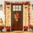 thumbnail image 3 of Gaecuw Thanksgiving Couplet Door Panel Decorative Curtain Thanksgiving Flag Thanksgiving Decor, Autumn Decor for Thanksgiving Decoration Indoor(Multicolor, Cloth), 3 of 4