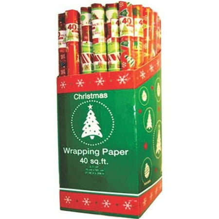 ddi 1472251 christmas gift wrap rolls 30 inch x 40 sq ddi 1472251 christmas gift wrap rolls 30 inch x 40 sq