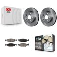 thumbnail image 1 of Transit Auto Front Disc Brake Rotors and Ceramic Pads Kit for Car 1999-2002 Jeep Grand Cherokee with Teves & ATE Caliper K8T-100196, 1 of 11
