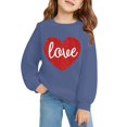 thumbnail image 5 of Coerni Oversized Sweatshirts for Girls Cotton Crewneck Long Sleeve Pullover Cute Heart Graphic Shirts Athletic Warm Trendy Clothes, 5 of 6