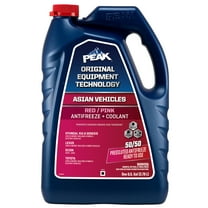 PEAK OET Antifreeze   Coolant 50/50 Prediluted for Asian Vehicles - Red/Pink, 1 Gallon