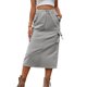 thumbnail image 1 of Falda Con Cordón Falda de carga para mujer Falda de jeans de cintura alta Traje diario de chica picante (Gris L) Ygjytge para Mujer Gris T XXL, 1 of 7