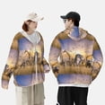 thumbnail image 4 of Vsdgher Sweat à Capuche Vintage Protection Faune pour Hommes Femmes, Manches Longues Protection Solaire Pêche Course Natation-TTG, 4 of 7