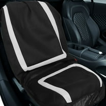 Soimiss 4 Pcs Universal Automotive Seat Cover Grey Cloth Car Seat Covers Set for Car Interior Accessory