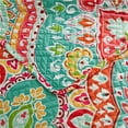 thumbnail image 6 of JML Quilt Set, King, Turquoise & Tangerine, 3 Piece, 6 of 7