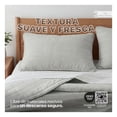 thumbnail image 4 of Edredón Ligero Real Textil + 2 Fundas de Almohada, Juego de Colcha Matrimonial, Color Beige Natural, 4 of 9