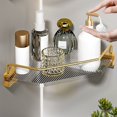 thumbnail image 3 of Acrylic Wall Mounted Triangle Shelf Space Saving Removable Design Shelf for Solid Metal Surfaces, 3 of 10