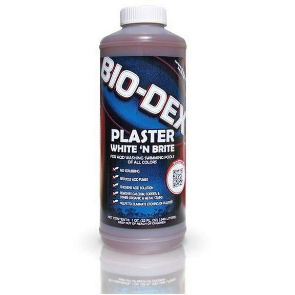 Bio-Dex Plaster White N Bright, 1 Qt. PWB32