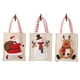thumbnail image 1 of Bolsa de regalo de arpillera de 3 uds., bolsa de regalo de dulces para niños con bordado tridimensional, bolsa de mano de Papá Noel de Color creativo, 1 of 4