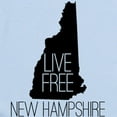 thumbnail image 2 of CafePress - New Hampshire Live Free Baby Light Bodysuit - Baby Light Bodysuit, Size Newborn - 24 Months, 2 of 4