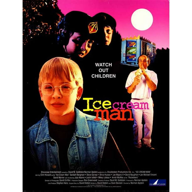 Ice Cream Man Movie Poster Uk Style A 27 X 40 1995 Walmart Com Walmart Com
