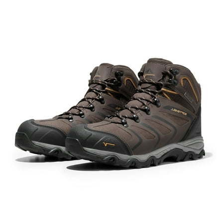 

Mens Waterproof Ankle-High Hiking Boots - Lightweight Outdoor Shoes for Trekking Trails