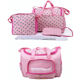 thumbnail image 5 of Set 4 Bolsas Panaleras Cambiador Bebe Botella Viaje Multiuso Lab.G, Rosa., 5 of 5