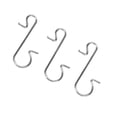 thumbnail image 4 of 100pcs Multi Purpose Metal S Shape Hooks Christmas Tree Holder Decoration Accessory(white ), 4 of 5