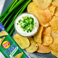 thumbnail image 3 of Lay's Stax Sour Cream and Union Flavored Potato Crisps Crunchy Delicious Chips Snacks for Kids Adult Lunchbox Halloween Trick or Treats Birthday Party Gifts - Pack of 2, 3 of 7
