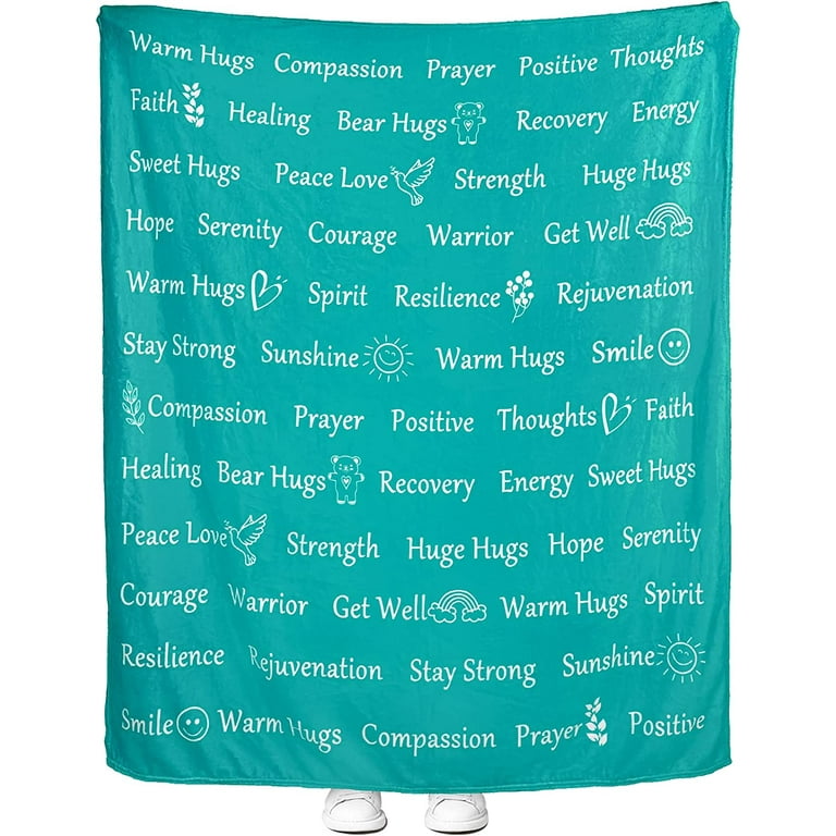 Healing Blanket Get Well Soon Gifts Pink Compassion Blankets