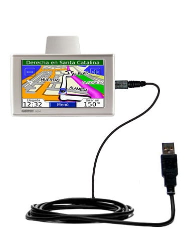 Udgående Undertrykkelse Perpetual Classic Straight USB Cable suitable for the Garmin Nuvi 660 with Power Hot  Sync and Charge Capabilities - Uses Gomadic TipExchange Technology -  Walmart.com